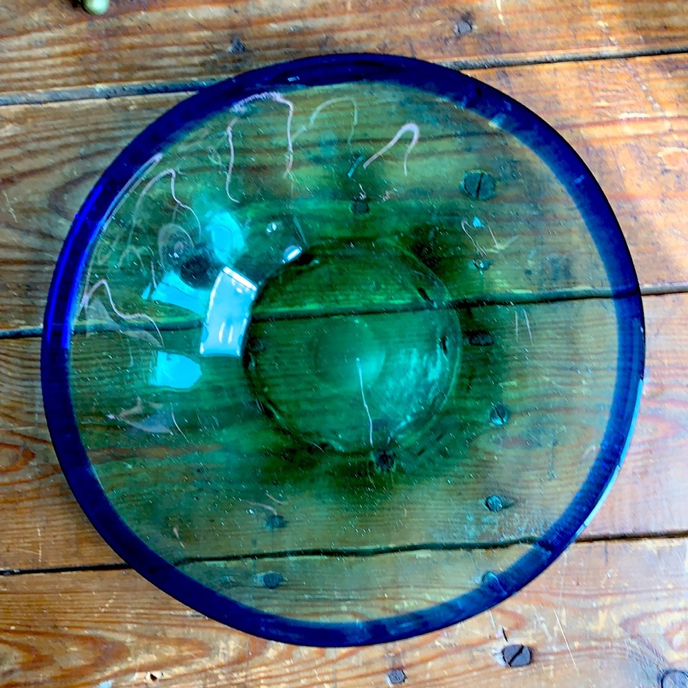 Handblown Glass Plate
